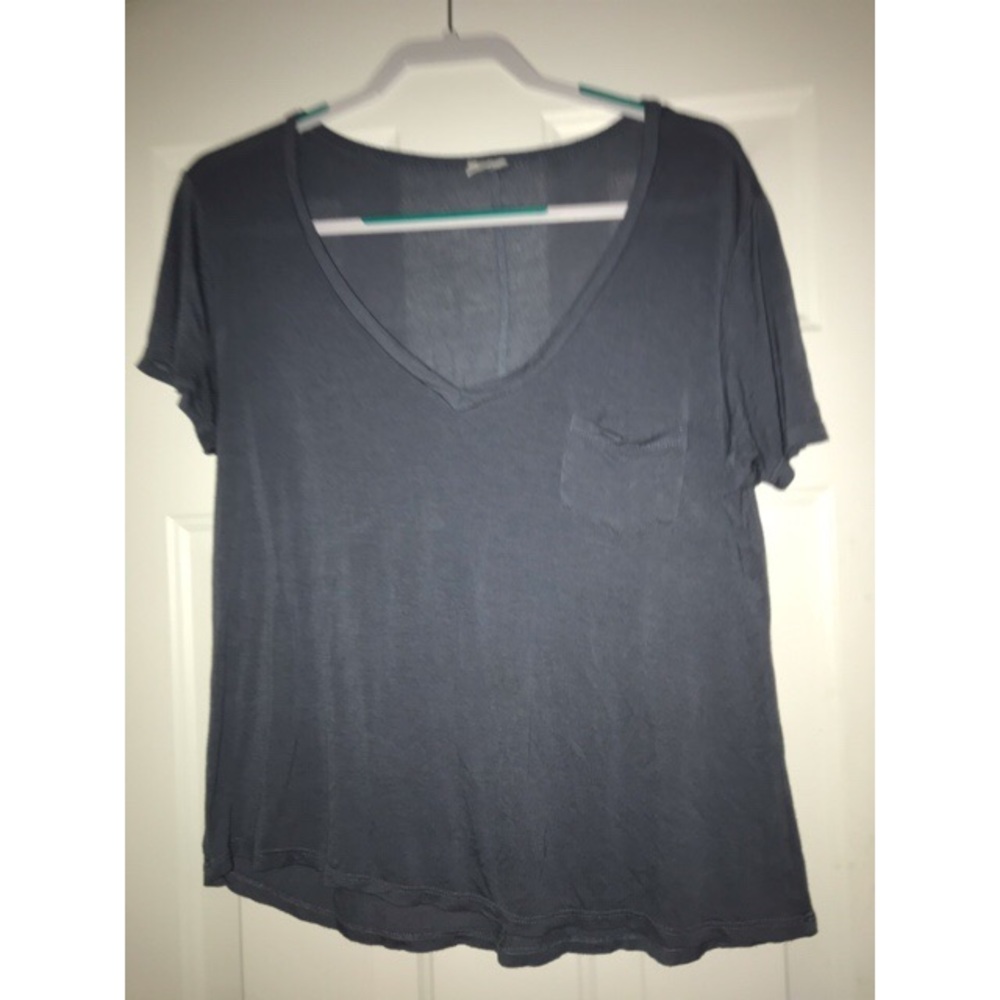 Blue V-Neck